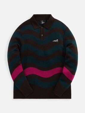 By Parra One Weird Wave Knitted Pullover - Chocolate